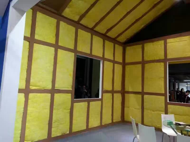 玻璃棉板施工效果